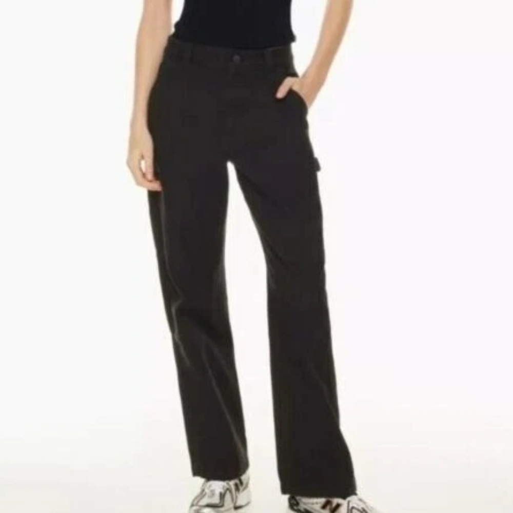 TNA Women's Black Cargo Jeans/Pants